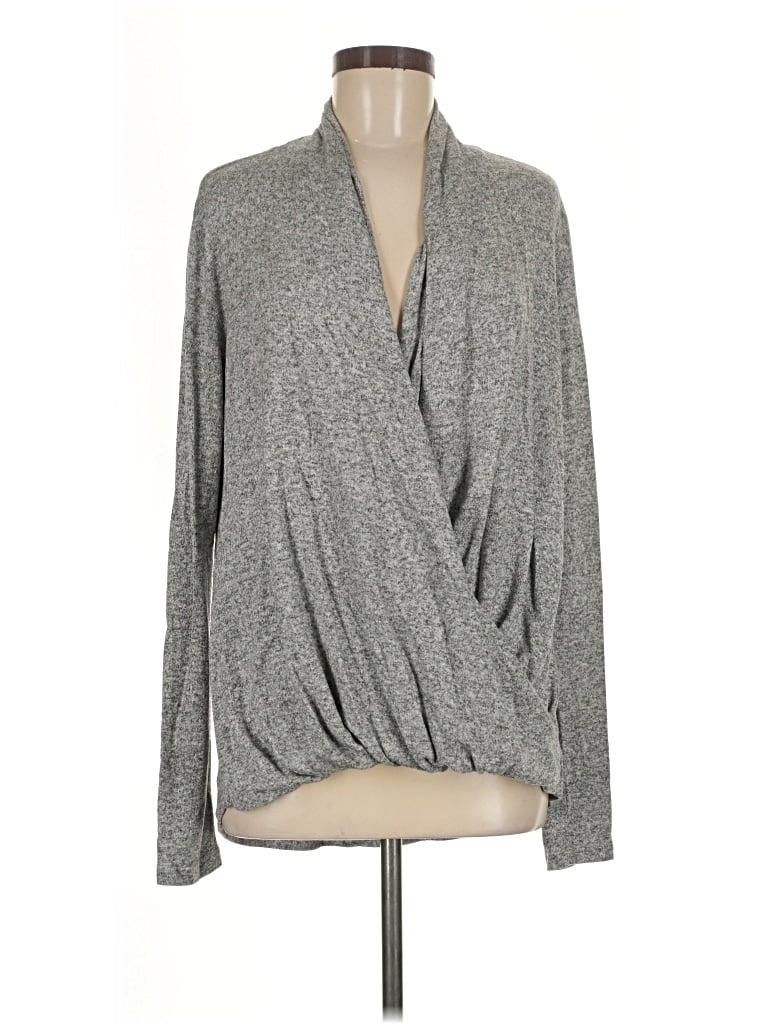 Pre-owned Pure And Good Cardigan Sweater In Gray