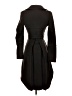 MICHAEL Michael Kors Solid Black Wool Coat Size 0 - photo 2