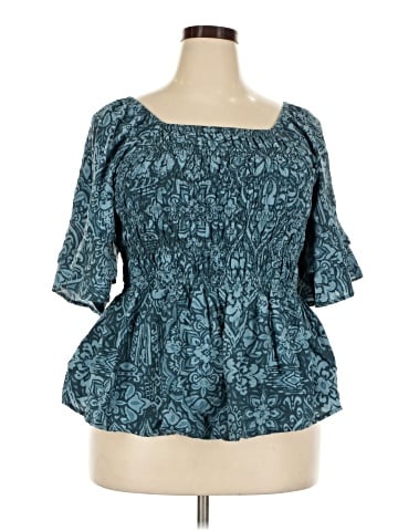 Torrid 3/4 Sleeve Blouse (view 1)