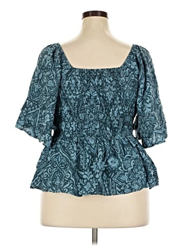 Torrid 3/4 Sleeve Blouse (view 2)
