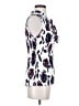 DKNY 100% Polyester White Sleeveless Blouse Size S - photo 4