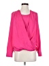 Calvin Klein 100% Polyester Pink Long Sleeve Blouse Size XS - photo 1