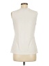 DKNY 100% Polyester Ivory Sleeveless Blouse Size M - photo 2