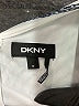 DKNY 100% Polyester Stripes Silver Cocktail Dress Size 12 - photo 7