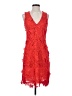 MICHAEL Michael Kors 100% Polyester Red Cocktail Dress Size 4 - photo 1