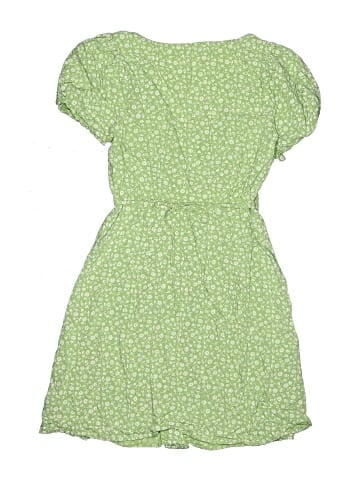 Madewell V-Neck Button-Front Mini Dress in Ditsy Daze (view 2)