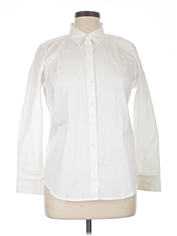 Ann Taylor Long Sleeve Button-Down Shirt (view 1)