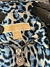 MICHAEL Michael Kors 100% Polyester Animal Print Blue Jacket Size M (petite) - photo 6