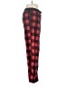 West Loop 100% Polyester Plaid Red Casual Pants Size M - photo 4