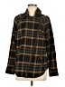 CAbi Plaid Brown Fleece Size M - photo 1