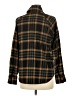 CAbi Plaid Brown Fleece Size M - photo 2