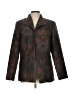 Coldwater Creek 100% Polyester Paisley Brown Blazer Size L - photo 1