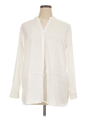 Eileen Fisher Long Sleeve Blouse (view 1)
