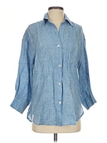 Madewell 3/4 Sleeve Button-Down Shirt (view 1)