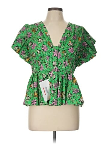 Derek Lam 10 Crosby Short Sleeve Blouse (view 1)