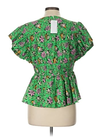 Derek Lam 10 Crosby Short Sleeve Blouse (view 2)