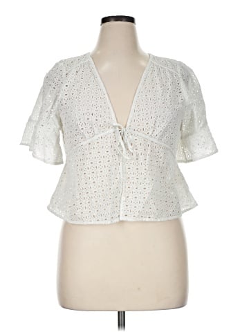 Madewell Short Sleeve Blouse (view 1)