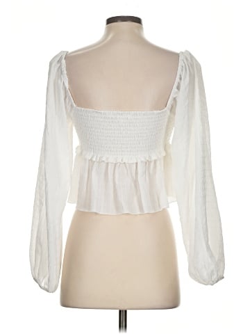 WAYF Long Sleeve Blouse (view 2)