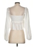 WAYF Ivory Long Sleeve Blouse Size S - photo 2