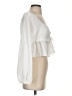 WAYF Ivory Long Sleeve Blouse Size S - photo 4