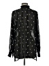 CAbi 100% Polyester Black Long Sleeve Blouse Size M - photo 2