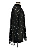 CAbi 100% Polyester Black Long Sleeve Blouse Size M - photo 4