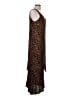 Assorted Brands 100% Rayon Animal Print Brown Casual Dress Size M - photo 4