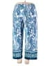 Susan Graver Paisley Blue Casual Pants Size XL - photo 1