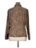 Express Animal Print Brown Long Sleeve Button-Down Shirt Size XL - photo 2