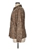 Express Animal Print Brown Long Sleeve Button-Down Shirt Size XL - photo 5