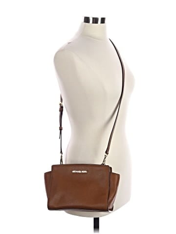 MICHAEL Michael Kors Leather Crossbody Bag (view 2)