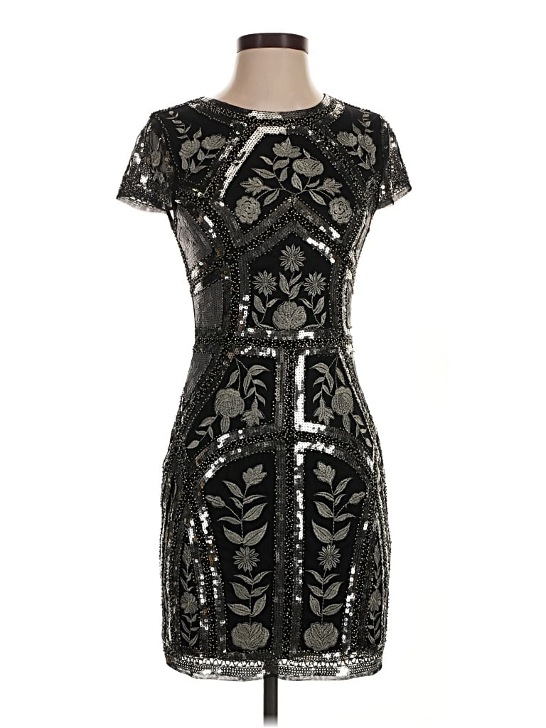 Pre-owned Lulus Cocktail Dress In Black