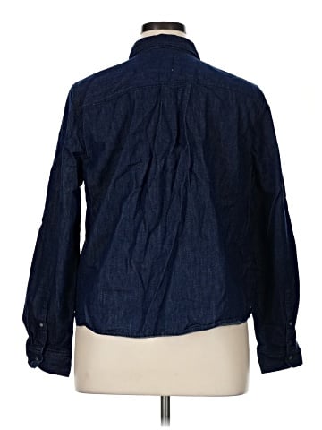 J.Crew Factory Store Long Sleeve Button-Down Shirt (view 2)