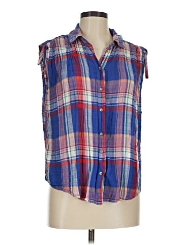 Maurices Sleeveless Button-Down Shirt (view 1)
