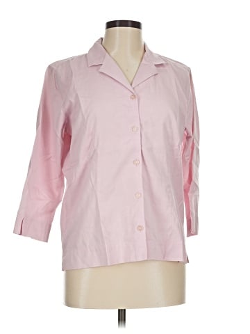 Eddie Bauer 3/4 Sleeve Button-Down Shirt (view 1)