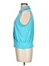 Boston Proper 100% Polyester Teal Sleeveless Blouse Size L - photo 5