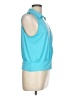Boston Proper 100% Polyester Teal Sleeveless Blouse Size L - photo 4