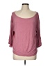 Boston Proper Pink 3/4 Sleeve Top Size L - photo 1