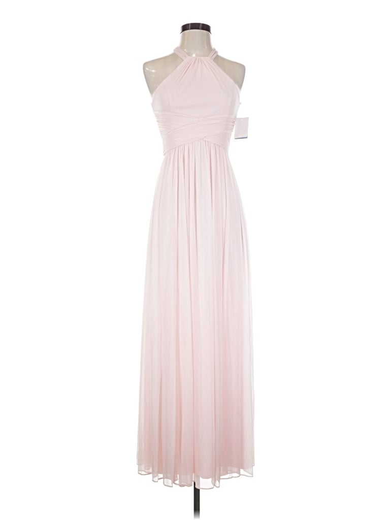 Pre-owned David's Bridal Cocktail Dress In Pink