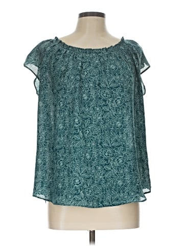 LC Lauren Conrad Short Sleeve Blouse (view 1)