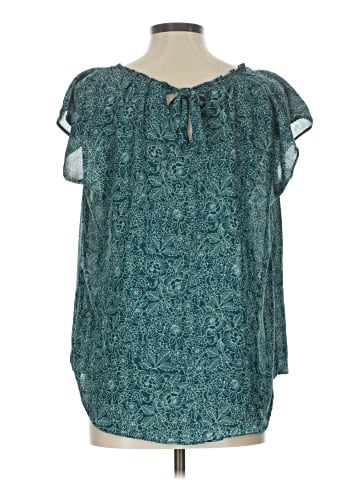 LC Lauren Conrad Short Sleeve Blouse (view 2)
