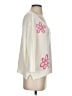 Wooden Ships Floral White Ivory Pullover Sweater Size S - photo 4