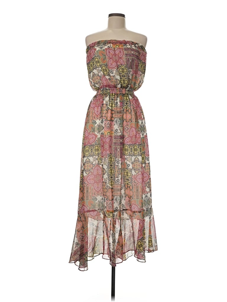 Pre-owned Drew Casual Dress In Brown