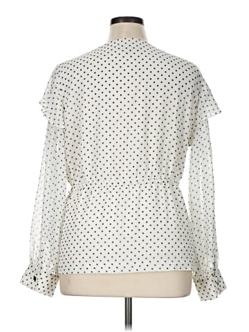 DKNY Long Sleeve Blouse (view 2)