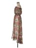 Drew 100% Polyester Paisley Pink Brown Casual Dress Size M - photo 5