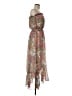 Drew 100% Polyester Paisley Pink Brown Casual Dress Size M - photo 4