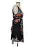 XXI 100% Polyester Print Black Cocktail Dress Size 1 - photo 4