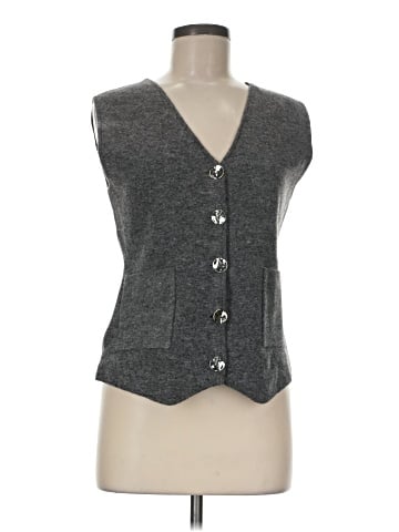 Zara Sleeveless Button-Down Shirt (view 1)