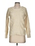 L.L.Bean 100% Cotton Solid Ivory Pullover Sweater Size S - photo 1