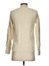 L.L.Bean 100% Cotton Solid Ivory Pullover Sweater Size S - photo 2